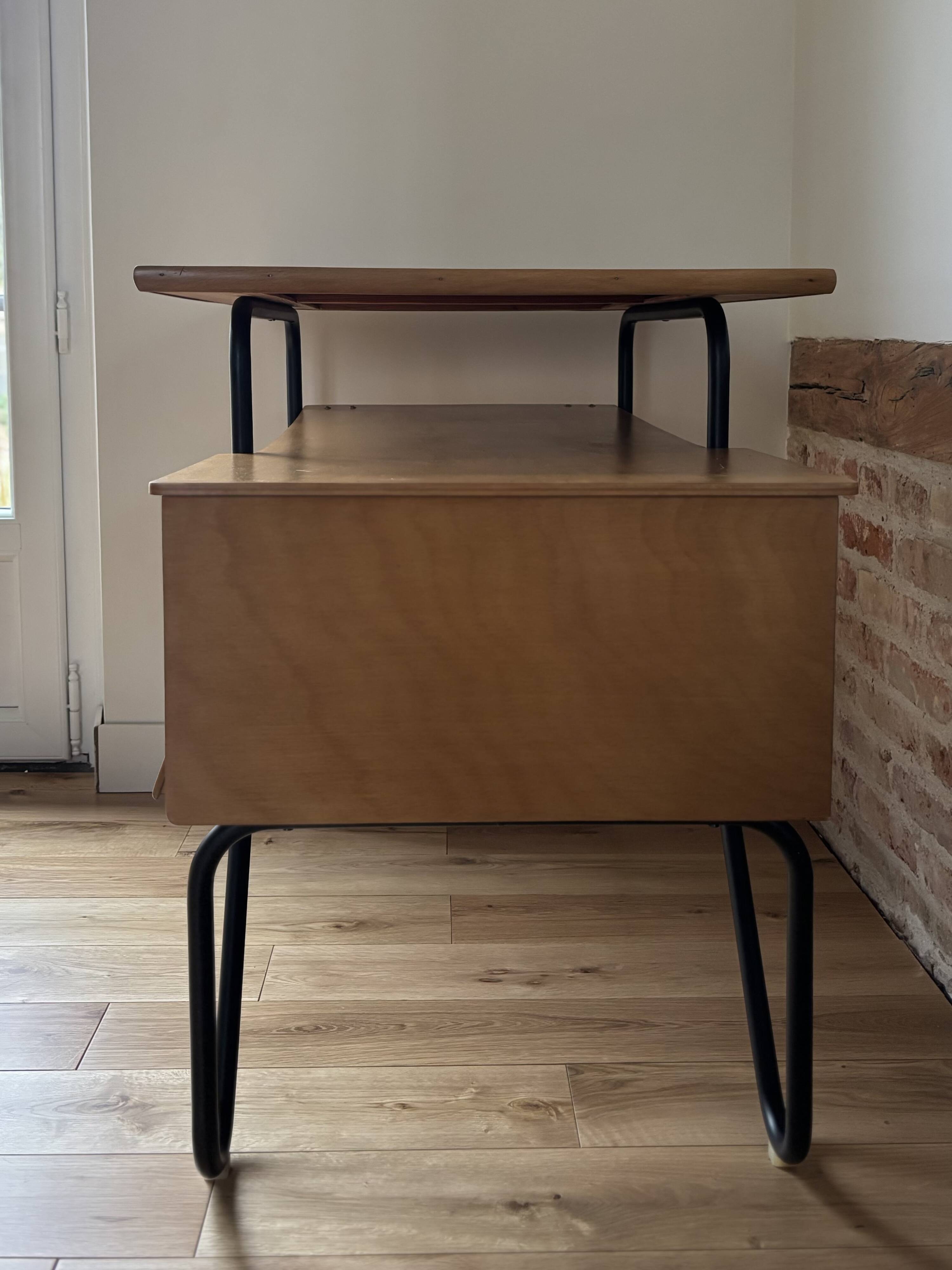 Modernist children's desk and chair