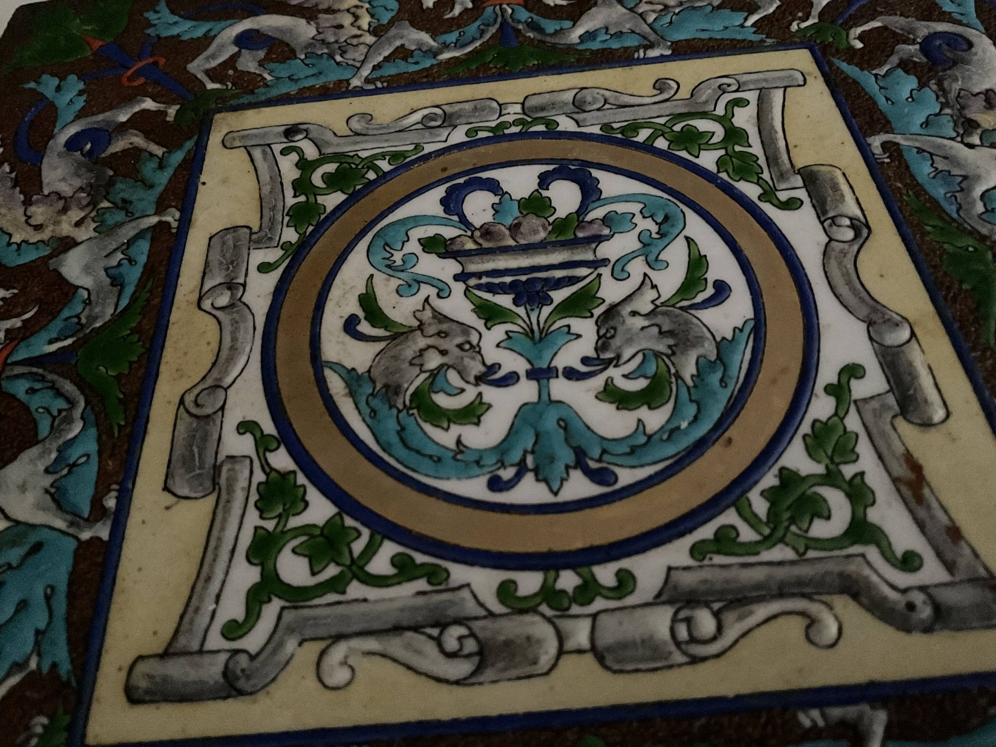Faience tile and enamels, creil and montereau