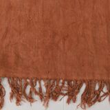 5x7 Terracotta & Brunt Orange Vintage Kilim Rug, 167x210Cm