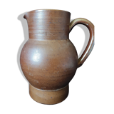 Large pitcher gres varnished berry handmade