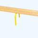 Metal and wood school bench school bench length 160 cm