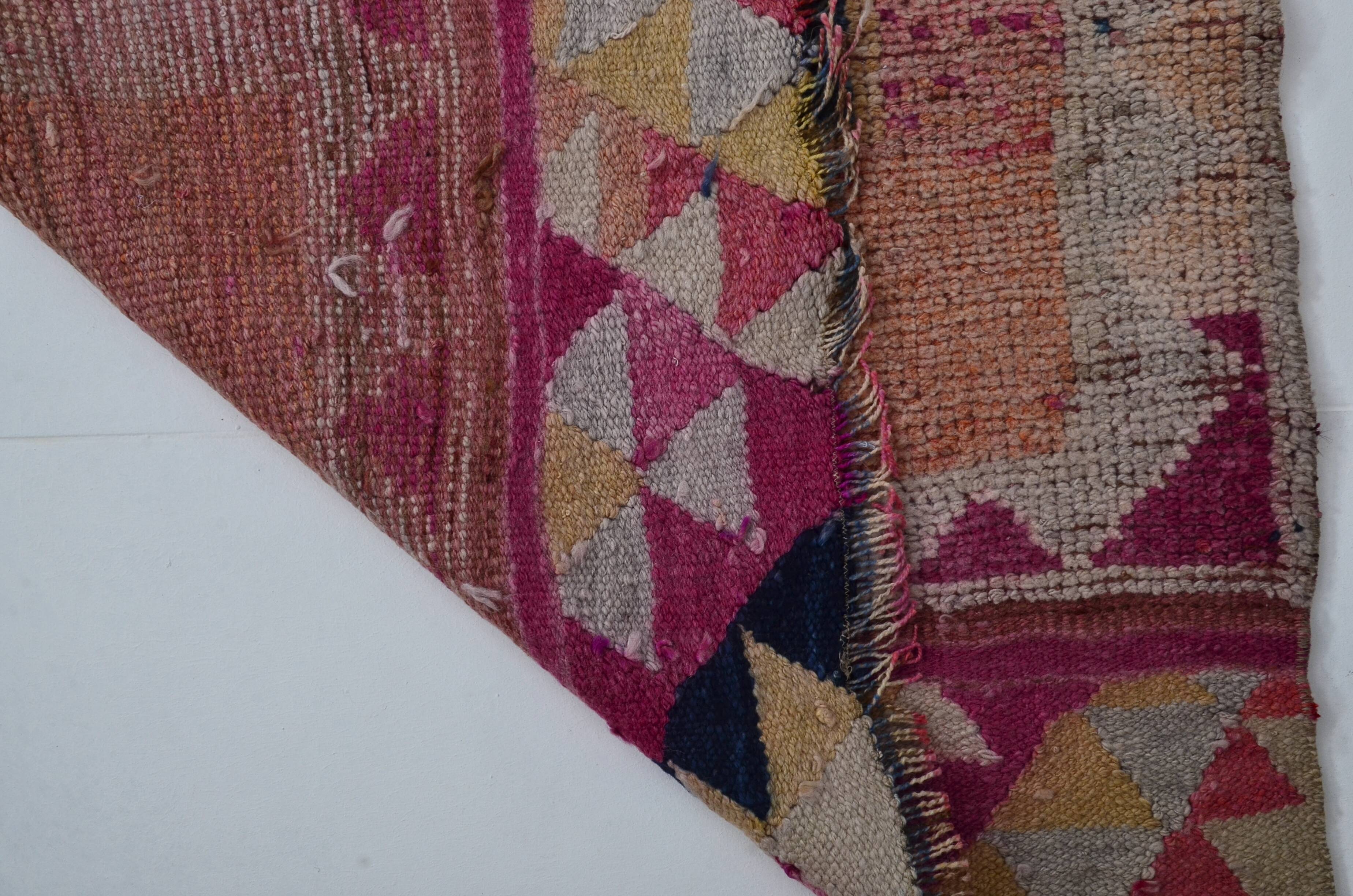 Vintage Handknotted Runner Rug sku 2184