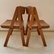 Chaises en bois par Martins Machado, années 1980, ensemble de 2