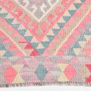 Pink Kilim Runner Rug, 94x404Cm
