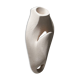 Coral 1 wall light in white sandstone