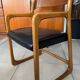 Vintage Baumann sleigh armchair