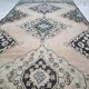 Vintage Turkish hallway rug 113x385 cm