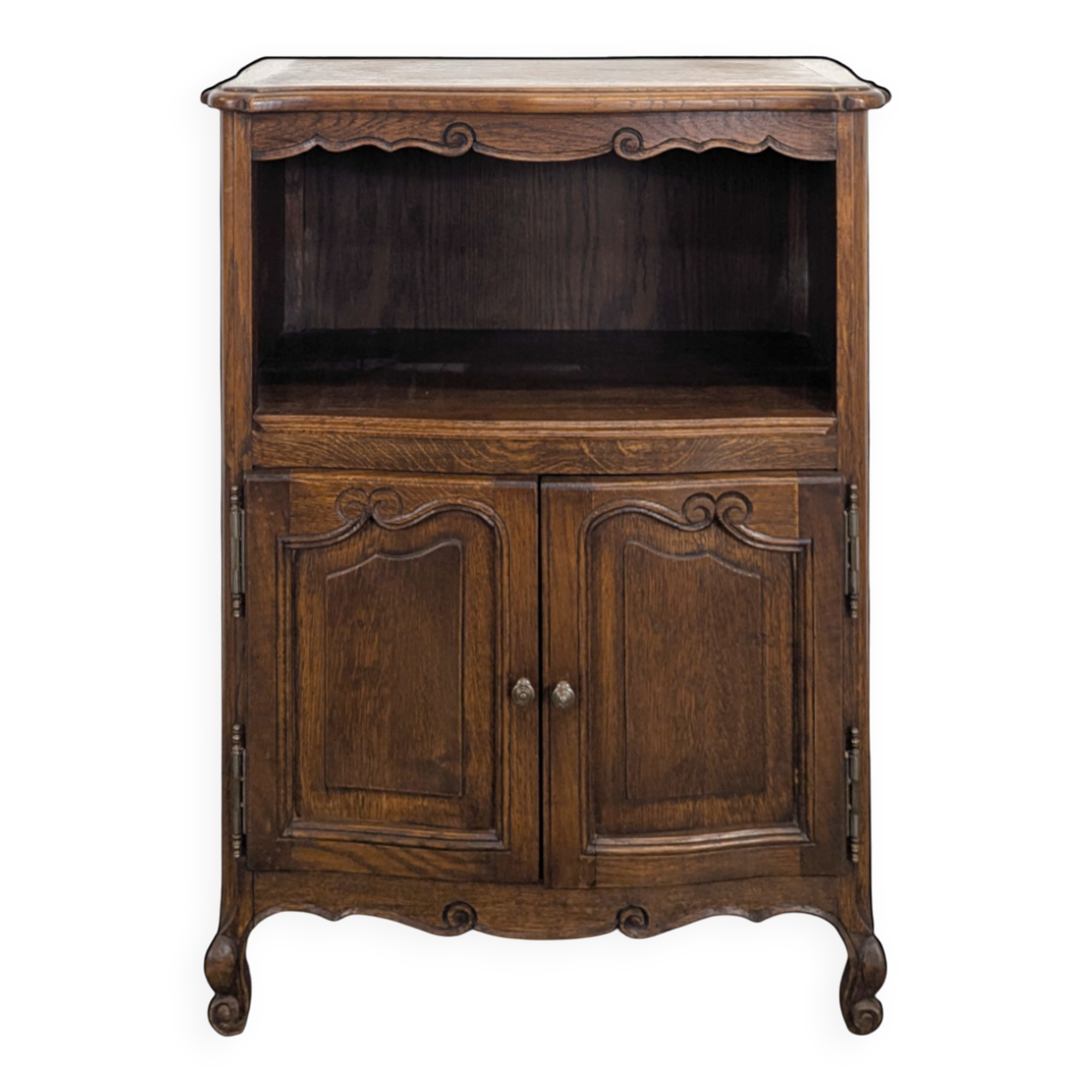 Rustic oak bookcase