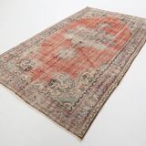 5x8 Red & Blue Classic Oriental Vintage Rug, 143x235Cm