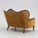 Canapé et fauteuil de style rococo — Tissu moelleux — 20e siècle — Romantique