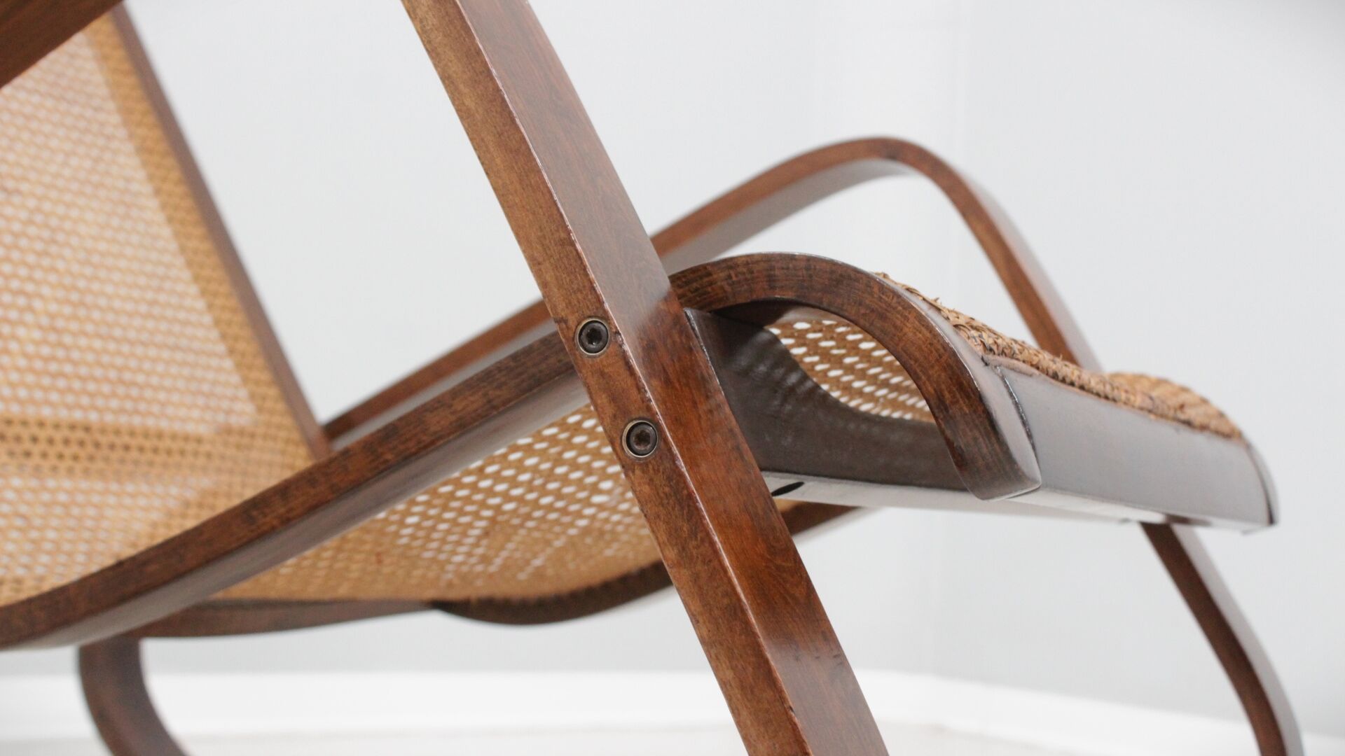 Luigi Crassevig "Dondolo" rocking chair 1970s