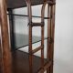 Bamboo Shelf / Smoked glass on foot 70s