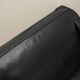 Black leather sofa, Danish design, 1970s, manufacture: Hurup Møbelfabrik