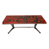 Table basse vintage céramique style Adri