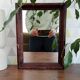 Vintage wooden mirror from the 50s/60s 39*29 cm