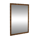 1950s Scandinavian mirror with carved frame