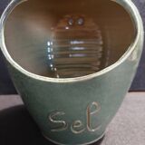 Pot pour le sel en grès vintage