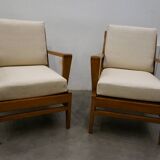 Pair of armchairs by René Gabriel