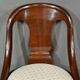 Set of 4 Gondola Chairs in Mahogany, Restoration period – Part 1, 19th century