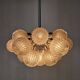 Large Glass Globe Chandelier by Richard Essig, Germany, 1960s