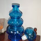 Blue glass bottle