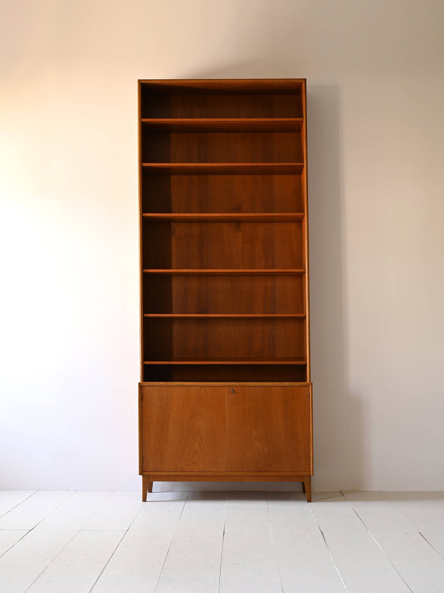 Swedish bookcase with storage unit