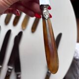18 Wiskemann table knives in horn