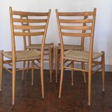 Set of 4 chairs 1950 made in italy