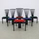 6x Postmodern Dining Chair by Torstein Nilsen for Westonofa, 1980s
