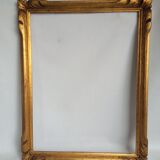 Pair of Montparnasse frames in gilded wood with circa 1960 leaf - 40 x 30 cm