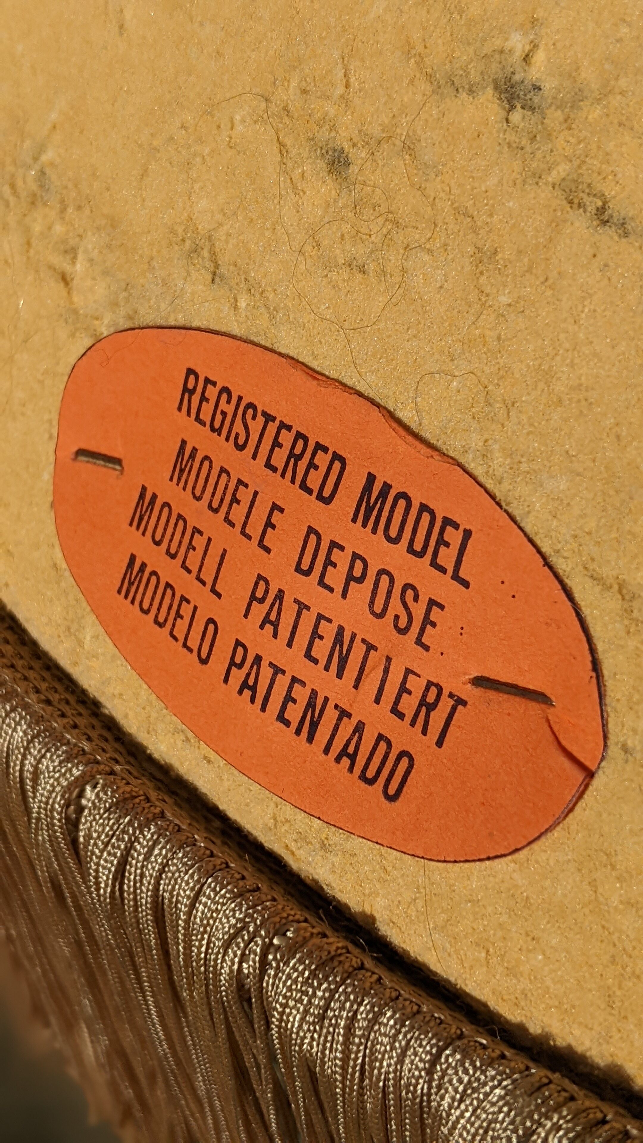 Duo of vintage green upholstered toad armchairs