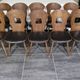 Set of 10 vintage Baumann "Gentiane" model bistro chairs, 1960s