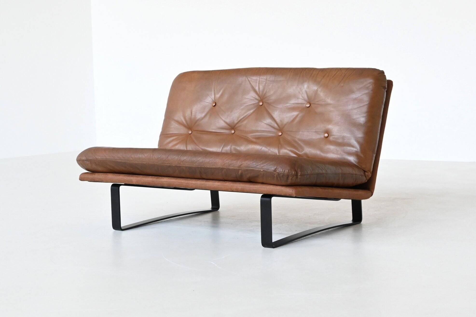Kho Liang Ie model C683 two-seater sofa Artifort The Netherlands 1968