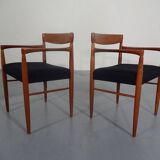 Danish Teak Dining Chairs by H. W. Klein for Bramin, 1960s, Set of 6