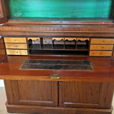 English scriban bookcase in mahogany 19th