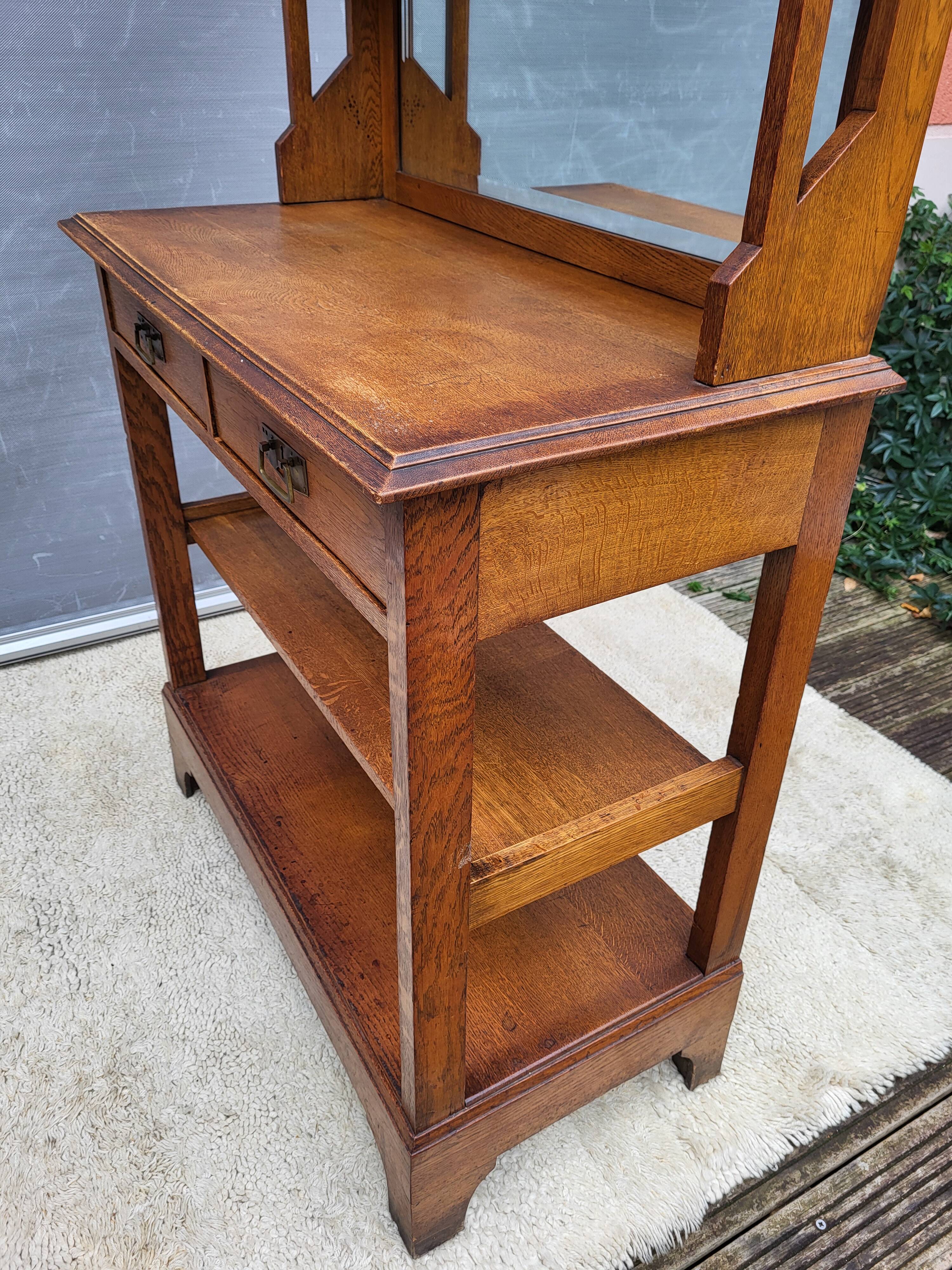 Art Nouveau 1900 Arts & Crafts Serving Trolley