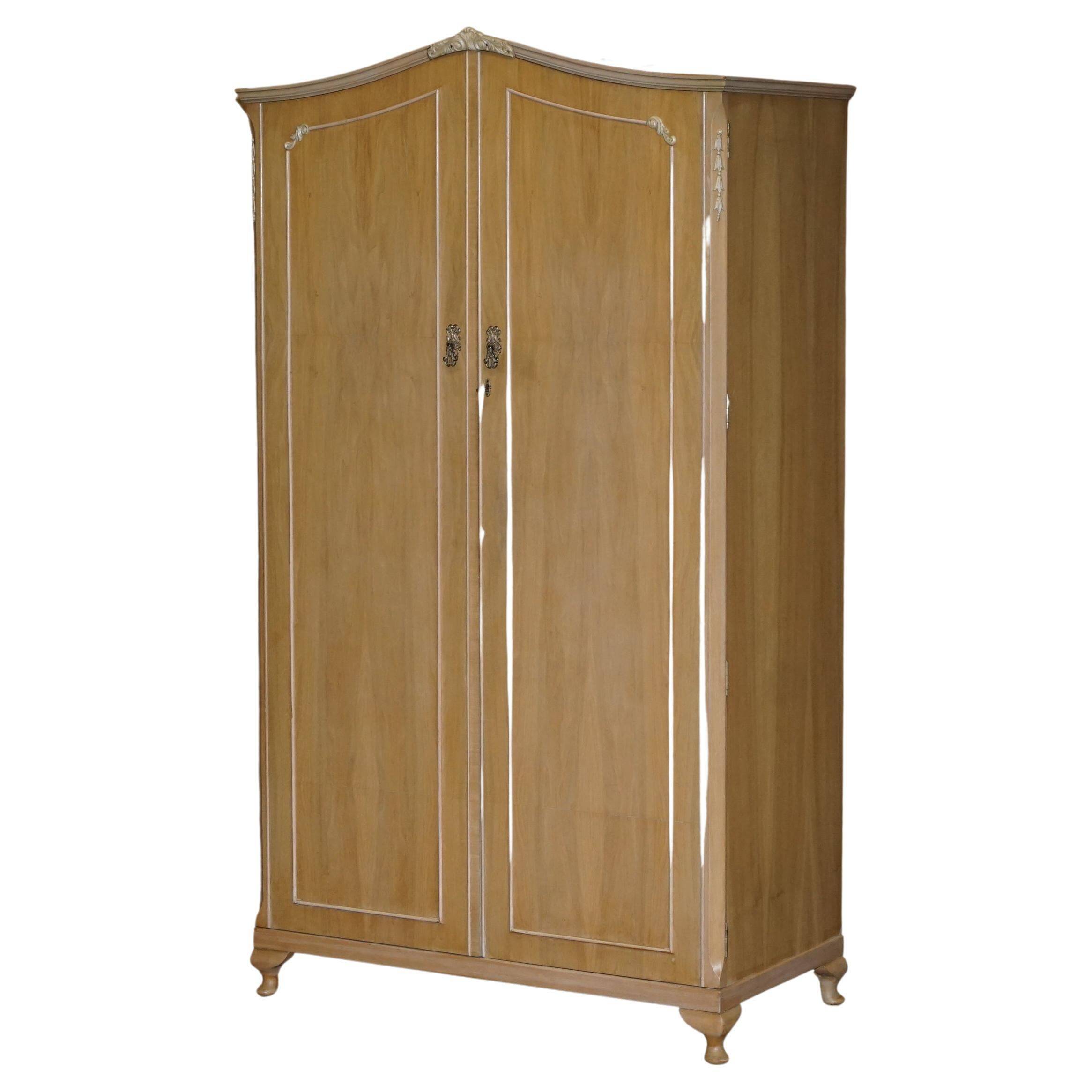 Light walnut cabinet from the 1940s