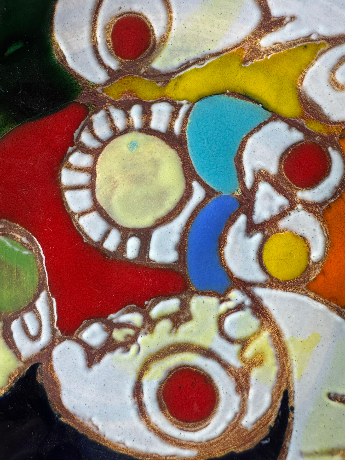 Ceramic plate from Vallauris – Marie-Christine Treinen – Years