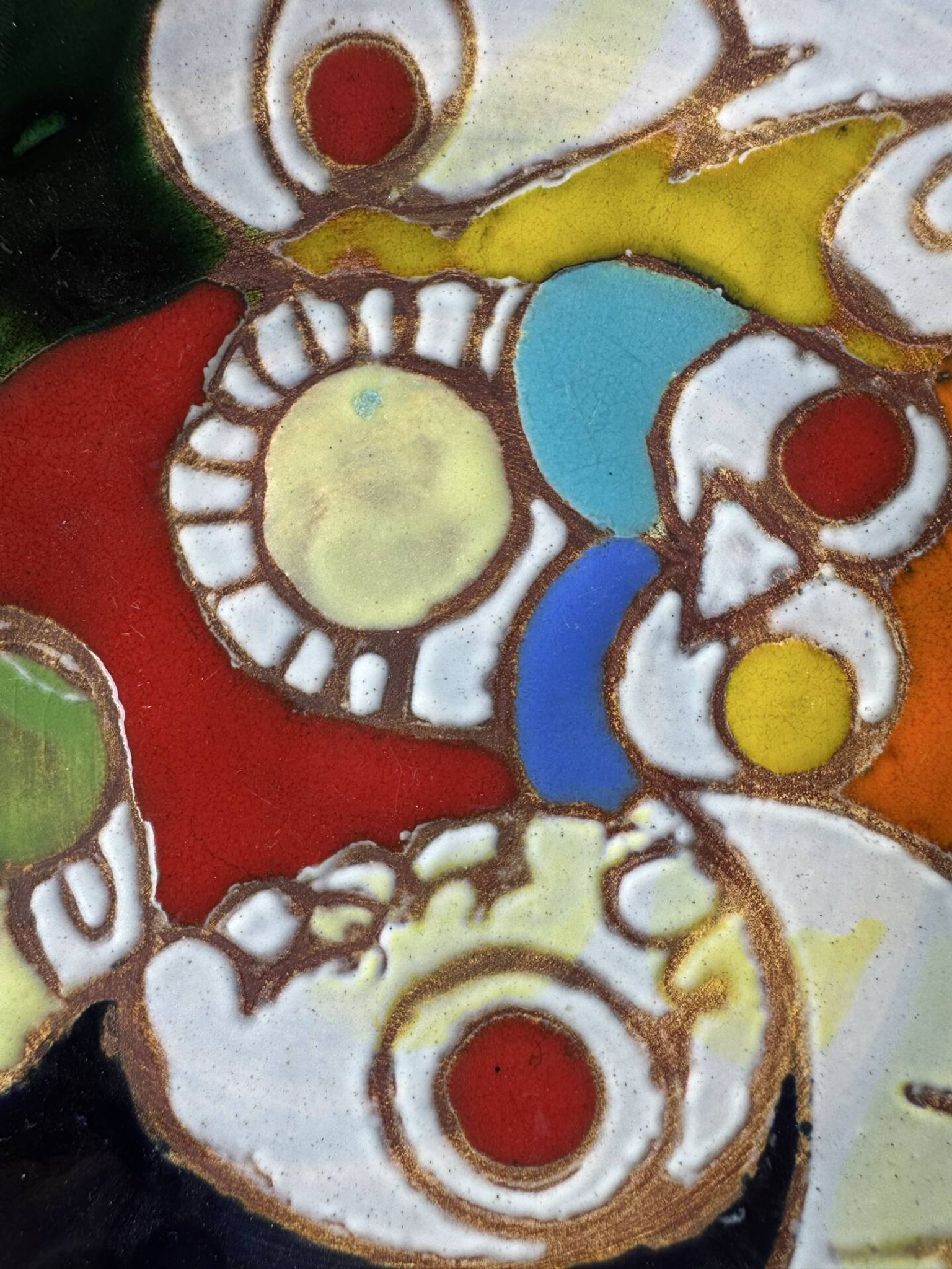 Ceramic plate from Vallauris – Marie-Christine Treinen – Years