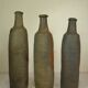 Set of 3 antique stoneware bottles from Ger
