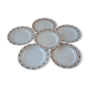 Set of 6 dessert plates Gien early twentieth century