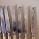 Antique knives in Bakelite and steel.