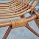Rattan shell armchair