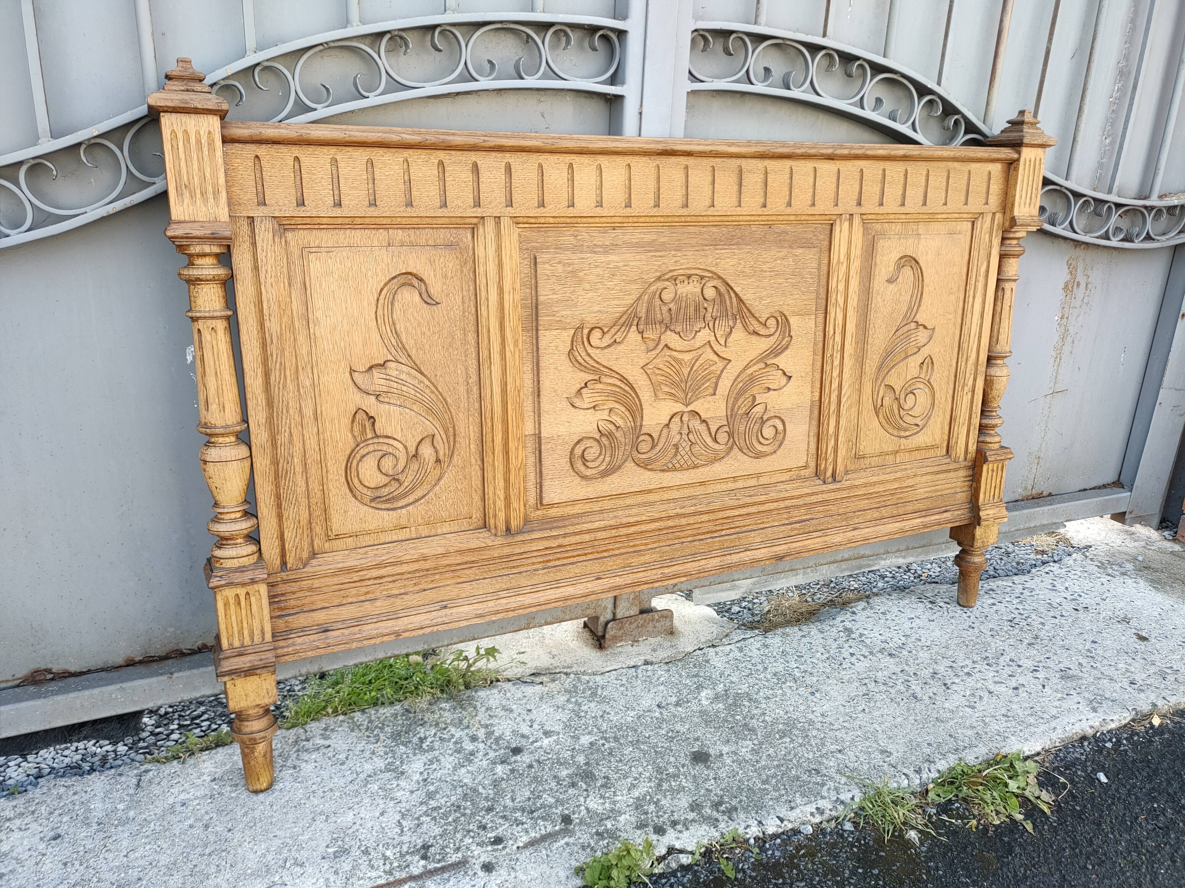 oak headboard