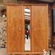 Armoire vintage pieds compas