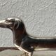 12 antique silver-plated bronze knife rests in modern art deco animal designs.