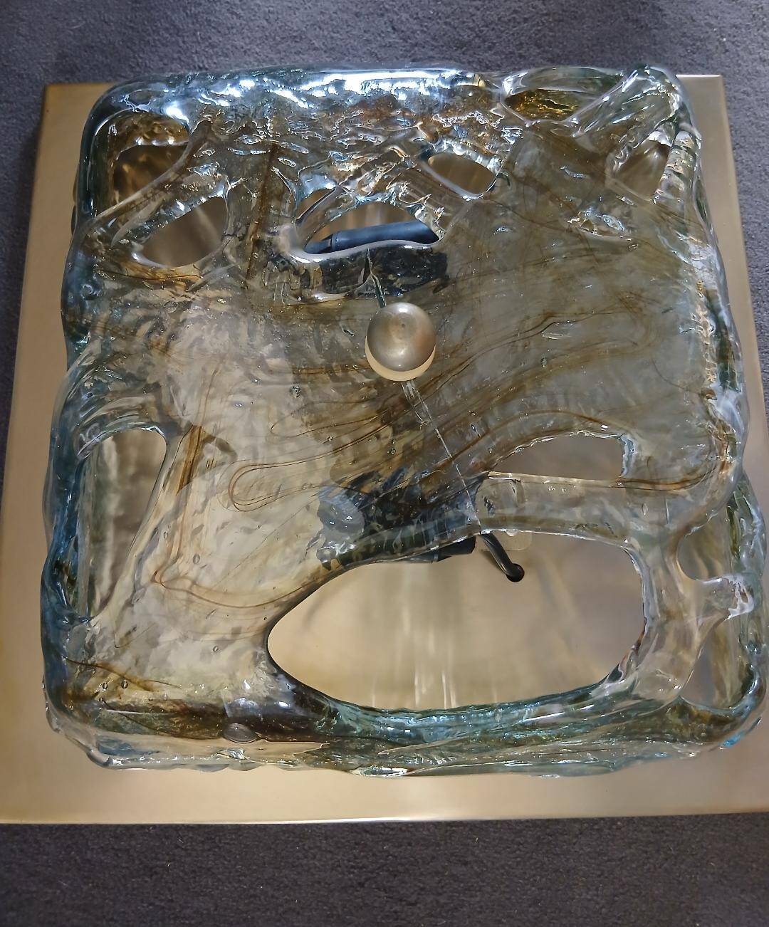 Vintage Style Mazzega Nason Murano Ceiling Light
