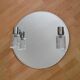 Mirror with sconces, 1980s