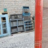 Old Burmese teak mirror