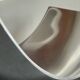 Vintage polished metal fruit bowl